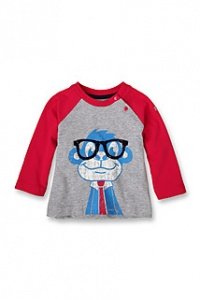 Baumwoll Jersey Raglan Shirt