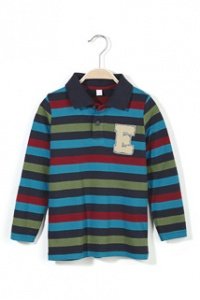 Baumwoll Jersey Ringelpolo