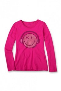 Baumwoll Jersey Smiley-Shirt