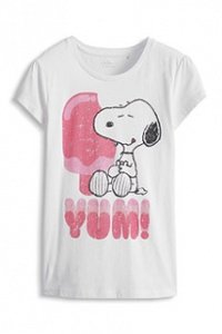 Baumwoll Jersey Snoopy T-Shirt