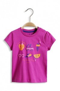 Baumwoll Jersey Sommer Print T-Shirt