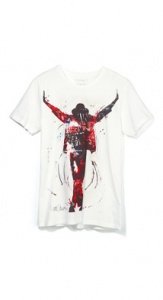 Baumwoll Jersey Star-Print T-Shirt