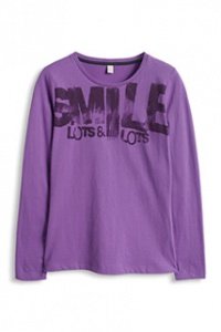 Baumwoll Jersey Statement Longsleeve