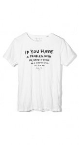 Baumwoll Jersey Statement T-Shirt