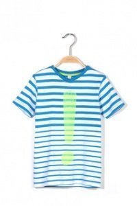 Baumwoll Jersey Streifen T-Shirt