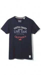 Baumwoll Jersey T-Shirt mit Print