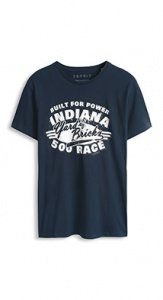 Baumwoll Jersey T-Shirt mit Print