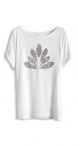 Baumwoll Jersey T-Shirt mit Print