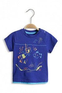 Baumwoll Jersey Taucher T-Shirt