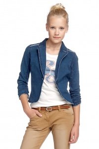 Baumwoll/Lycra® Sweat Blazer