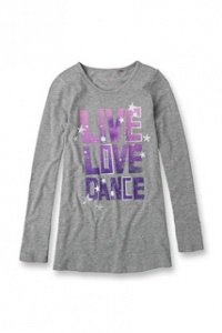 Baumwoll-Mix Jersey-Shirt