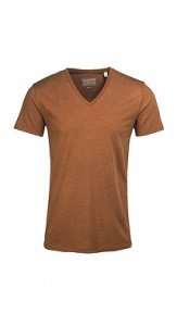 Baumwoll Mix Melange Jersey T-Shirt