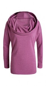 Baumwoll-Mix Melange Sweat Hoodie
