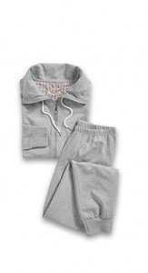 Baumwoll Mix Sweat Anzug