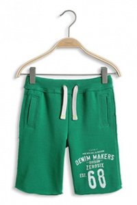 Baumwoll-Mix Sweat-Bermuda