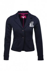 Baumwoll Mix Sweat Blazer