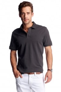 Baumwoll-Piqué Polo