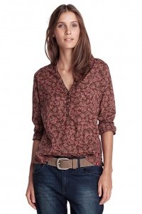 Baumwoll Print Bluse