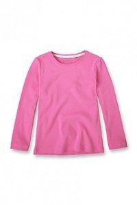 Baumwoll Rib Langarmshirt