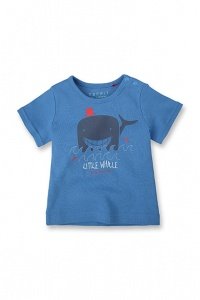 Baumwoll Rib Print T-Shirt