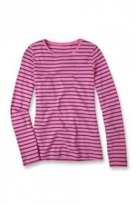 Baumwoll Rib Ringelshirt