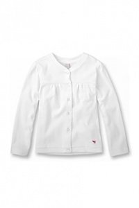 Baumwoll Rib Shirt-Cardigan