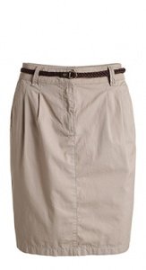 Baumwoll Rock + Gürtel