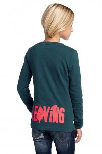 Baumwoll Slub-Jersey T-Shirt