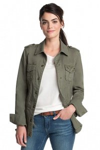 Baumwoll-Stretch-Blazer