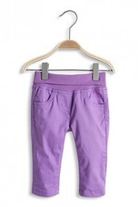 Baumwoll-Stretch Hose mit Umschlagbund