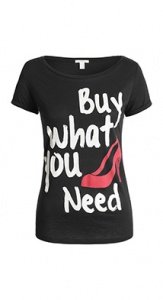 Baumwoll T-Shirt + Print