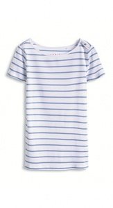 Baumwoll-T-Shirt mit Knöpfchen