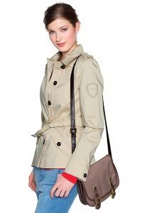 Baumwoll Trench-Jacke