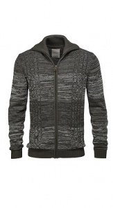 Baumwoll Zipp-Cardigan