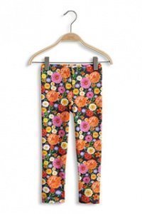 Baumwoll/Lycra® Leggings mit Blüten-Prin