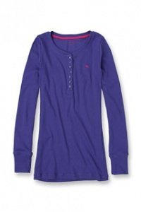 Baumwoll/Lycra® Rib Henley