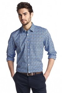 Baumwollhemd mit Print