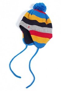 Baumwollstrickmütze mit Fleece-Futter