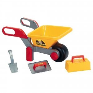 Bauschubkarre gefüllt 4-teilig