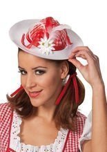 Bayerin Tirolerin-Hut rot-weiss