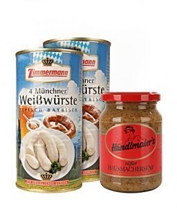 Bayerisches Weißwurst Set mit Händlmaier