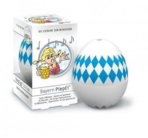 Bayern PiepEi, in Panoramabox, weiß mit Karo-Druck (Skandal im Sperrbezirk / Holzhackerbuam / Bayer