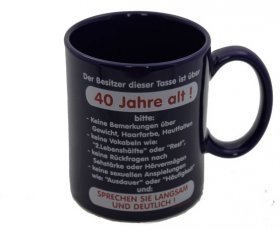 Becher 40 Jahre
