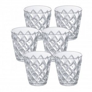 Becher Crystal S 6er Set transparent kla