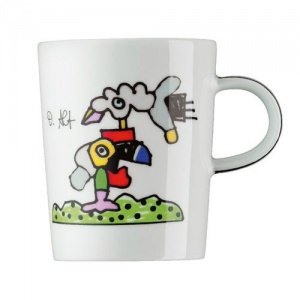 Becher  "GIB ETWAS WEITER"- blau SCHÖPFE