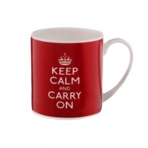 "Becher „Keep Calm and Carry On"""