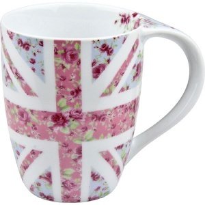 Becher "Rose Union Jack", rot