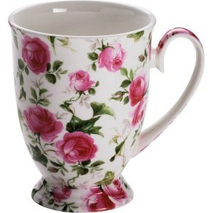 Becher "Spring Rose", oval