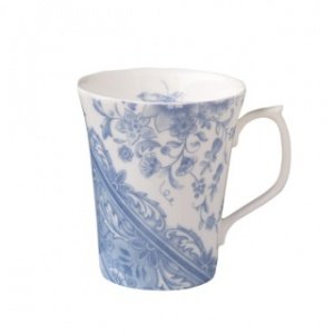Becher mit Rand, blaues Chintz-Muster