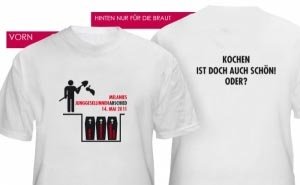 *Beerdigung* T-Shirt Junggesellinnenabsc